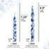 Blue and White Taper Candles